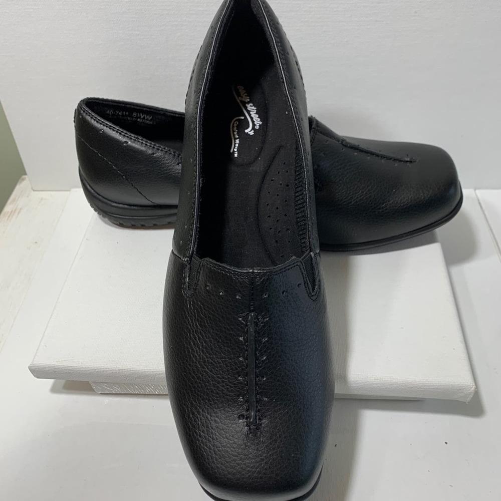 Easy street comfortable work shoes black 8ww - Picture 1 of 4